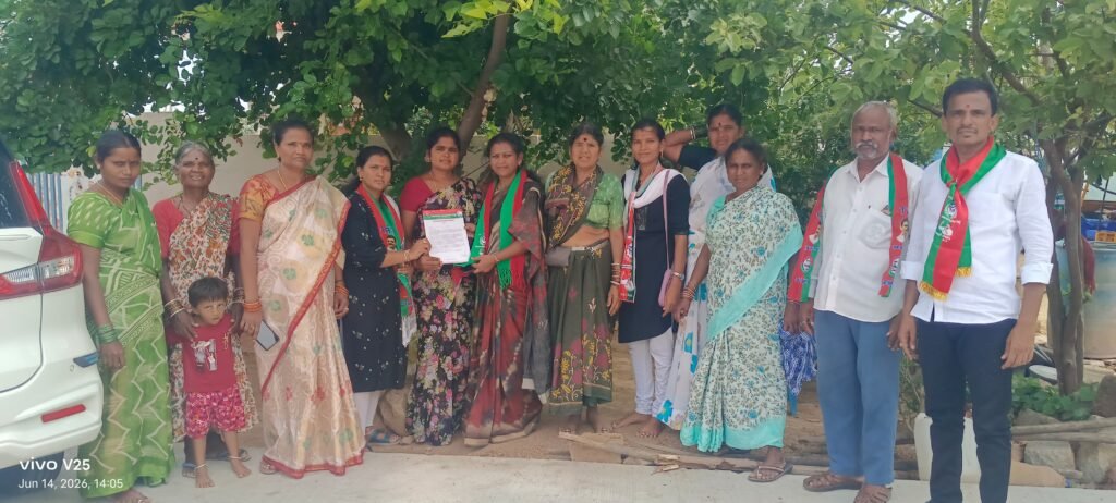 రాజ్యాధికార సమరభేరి సభ విజయవంతానికి పోచంపల్లిలో అవగాహన కార్యక్రమం