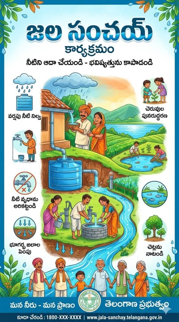 హైదరాబాద్‌లో వర్షపు నీటి సంరక్షణకు “జల సంచయ్” కార్యక్రమం